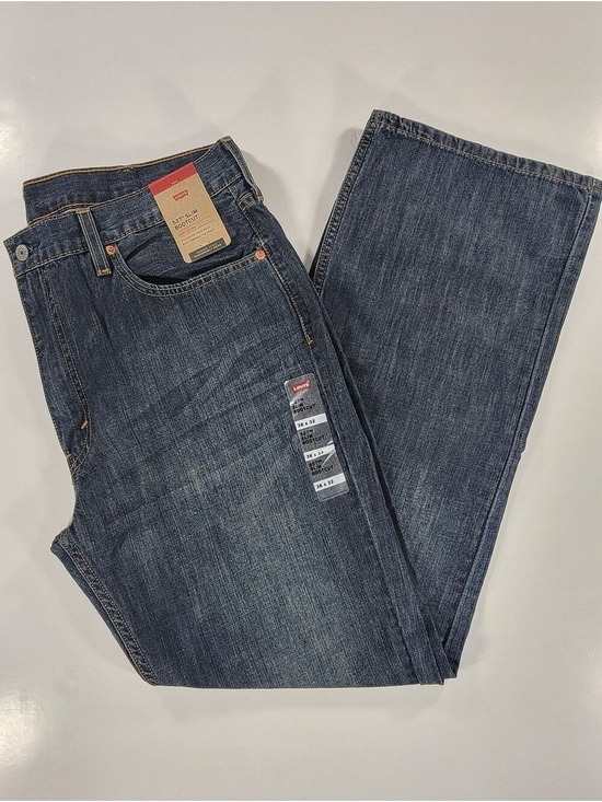 Levi's Other - NEW Men's Levi's 527 Slim Bootcut Jeans 38x32 Blue Medium Wash 100% Cotton NWT